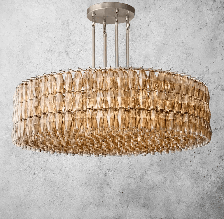 Chiara Glass Round Chandelier 37" 47” 61“ by Franing - chiaray,SHOP ALL,Chandelier,glass chandelier