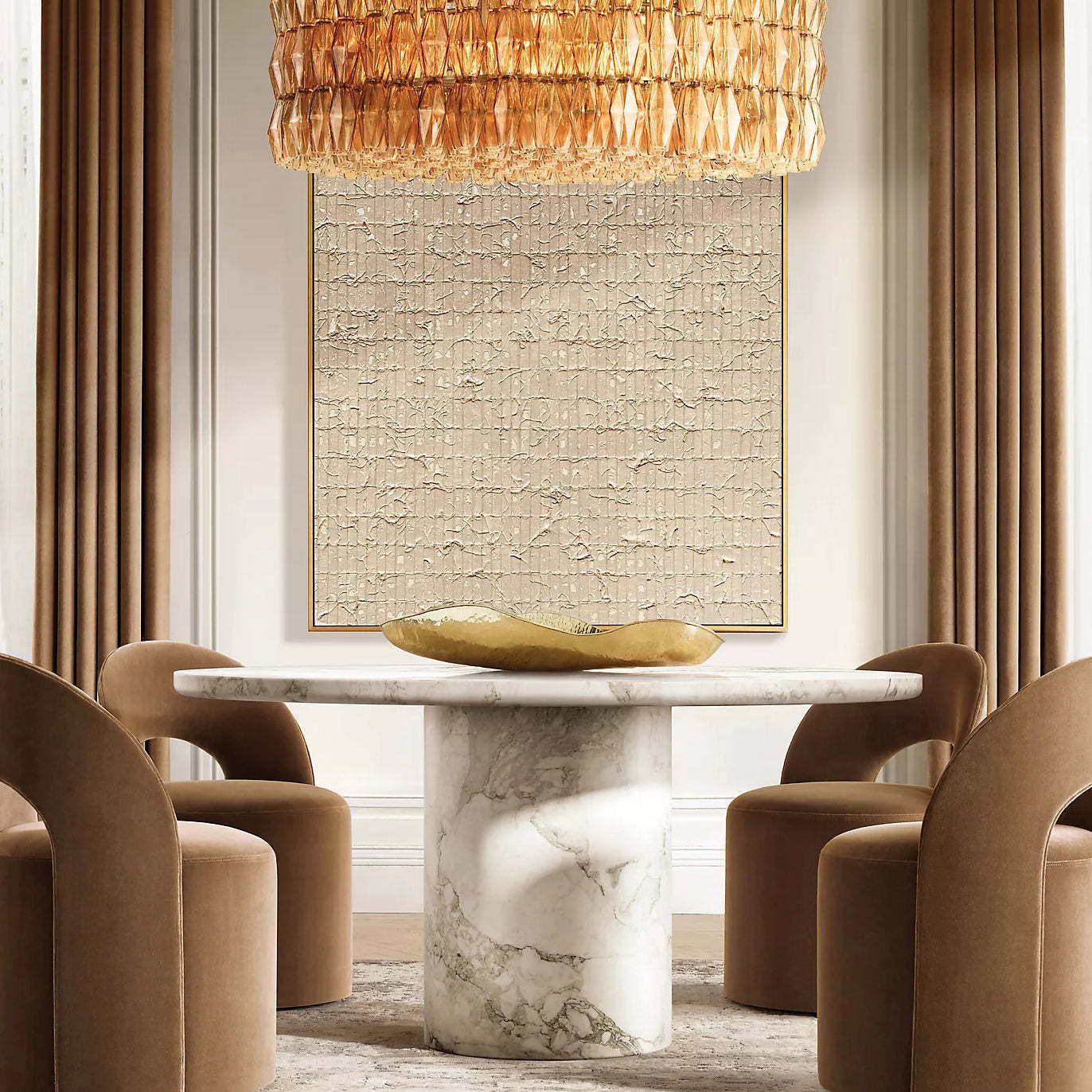 Chiara Glass Round Chandelier 37" 47” 61“ by Franing - chiaray,SHOP ALL,Chandelier,glass chandelier