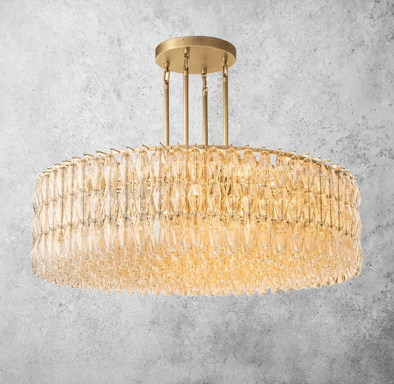 Chiara Glass Round Chandelier 37" 47” 61“ by Franing - chiaray,SHOP ALL,Chandelier,glass chandelier