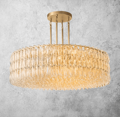 Chiara Glass Round Chandelier 37" 47” 61“ by Franing - chiaray,SHOP ALL,Chandelier,glass chandelier