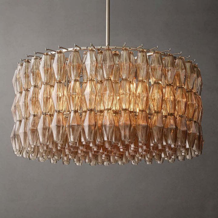 Chiara Glass Round Chandelier 37" 47” 61“ by Franing - chiaray,SHOP ALL,Chandelier,glass chandelier