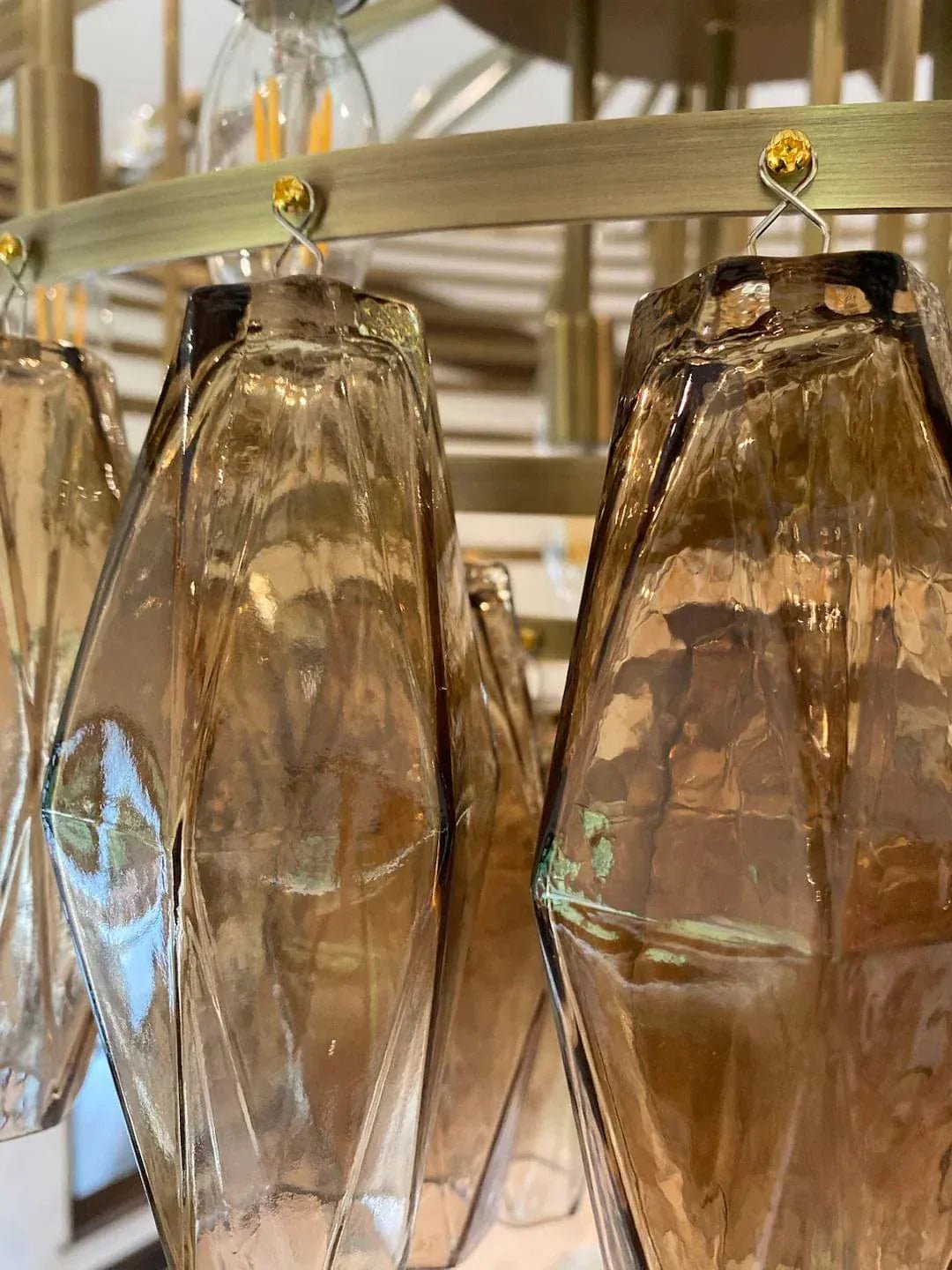 Chiara Smoke and Clear Glass Tiered Round Chandelier 37" 47" 61" by Franing - chiaray,SHOP ALL,Chandelier,glass chandelier