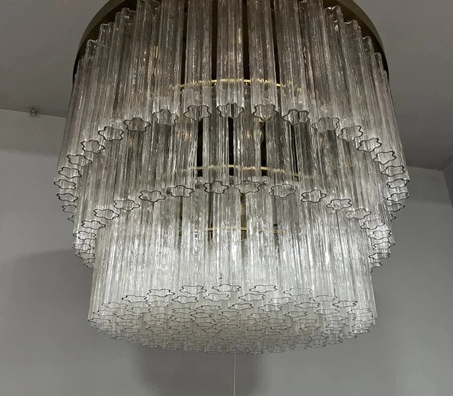 Cielitoe 3 - Tier Round Chandelier 36″ 20 - Lights by Franing - Chandelier,SHOP ALL,glass chandelier