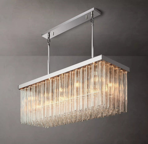 Cielitoe Linear Chandelier 54″ 18 - Lights by Franing - Chandelier,SHOP ALL,glass chandelier