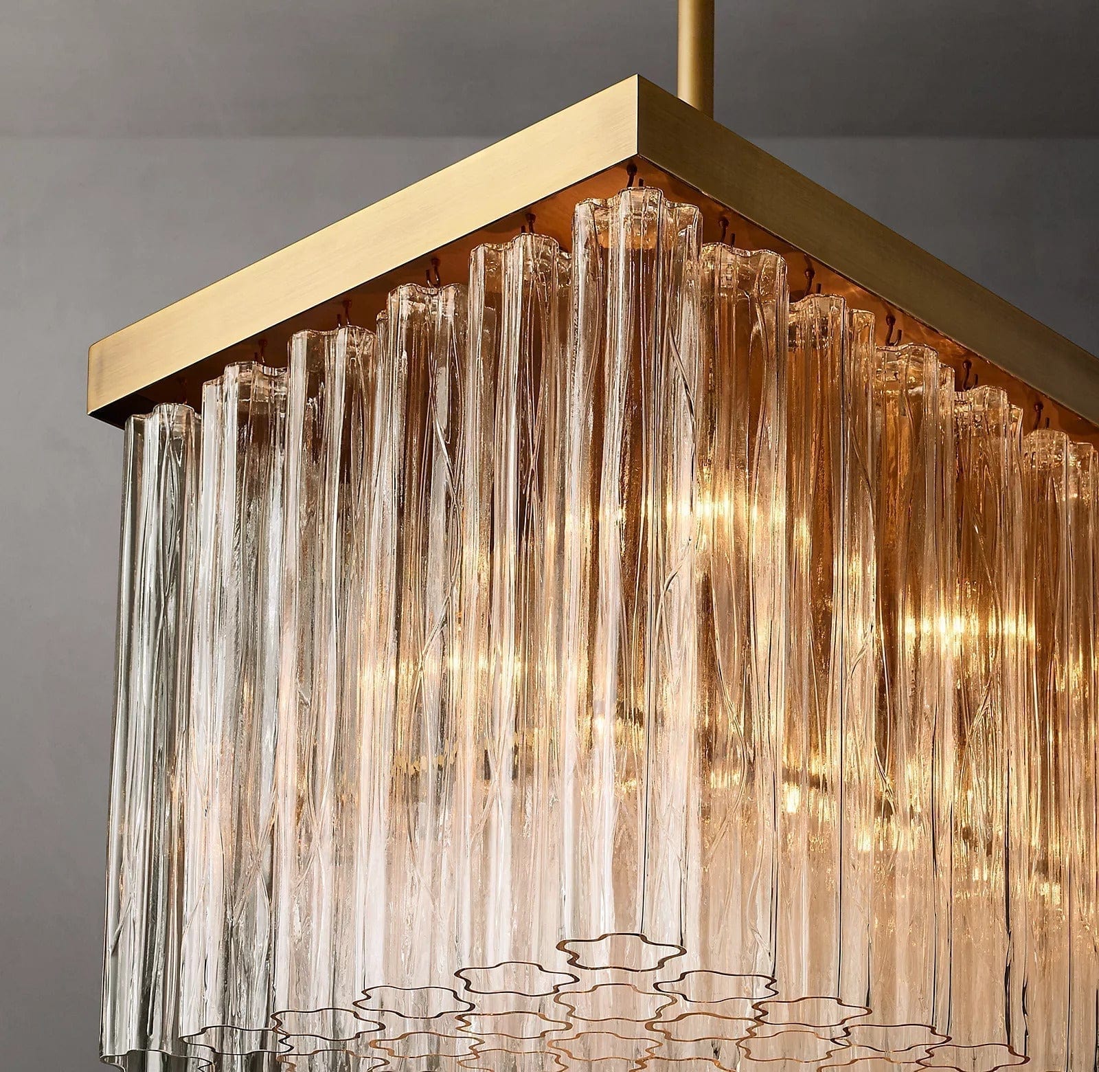 Cielitoe Linear Chandelier 54″ 18 - Lights by Franing - Chandelier,SHOP ALL,glass chandelier