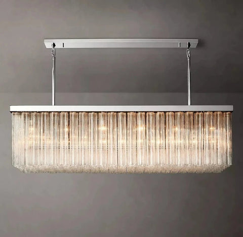Cielitoe Linear Chandelier 72″ 21 - Lights by Franing - Chandelier,SHOP ALL,glass chandelier