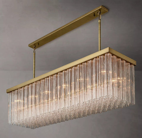 Cielitoe Linear Chandelier 72″ 21 - Lights by Franing - Chandelier,SHOP ALL,glass chandelier