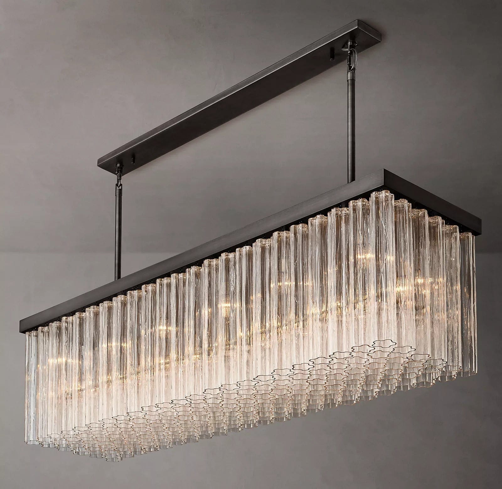 Cielitoe Linear Chandelier 72″ 21 - Lights by Franing - Chandelier,SHOP ALL,glass chandelier