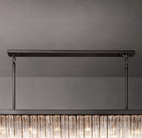 Cielitoe Linear Chandelier 72″ 21 - Lights by Franing - Chandelier,SHOP ALL,glass chandelier