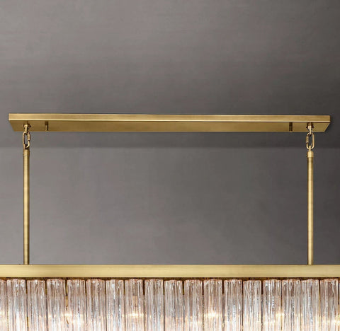 Cielitoe Linear Chandelier 72″ 21 - Lights by Franing - Chandelier,SHOP ALL,glass chandelier