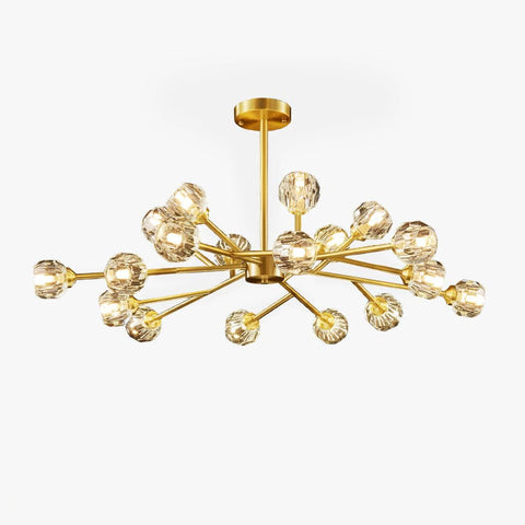 Crystal Ball Round Cluster Chandelier by Franing - SHOP ALL，crystal chandelier，Chandelier