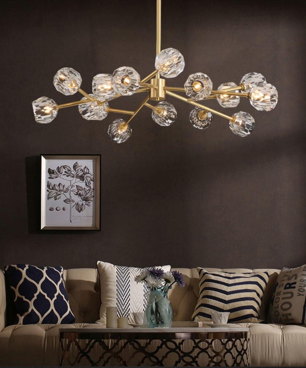 Crystal Ball Round Cluster Chandelier by Franing - SHOP ALL，crystal chandelier，Chandelier