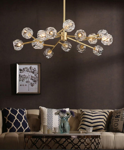 Crystal Ball Round Cluster Chandelier by Franing - SHOP ALL，crystal chandelier，Chandelier