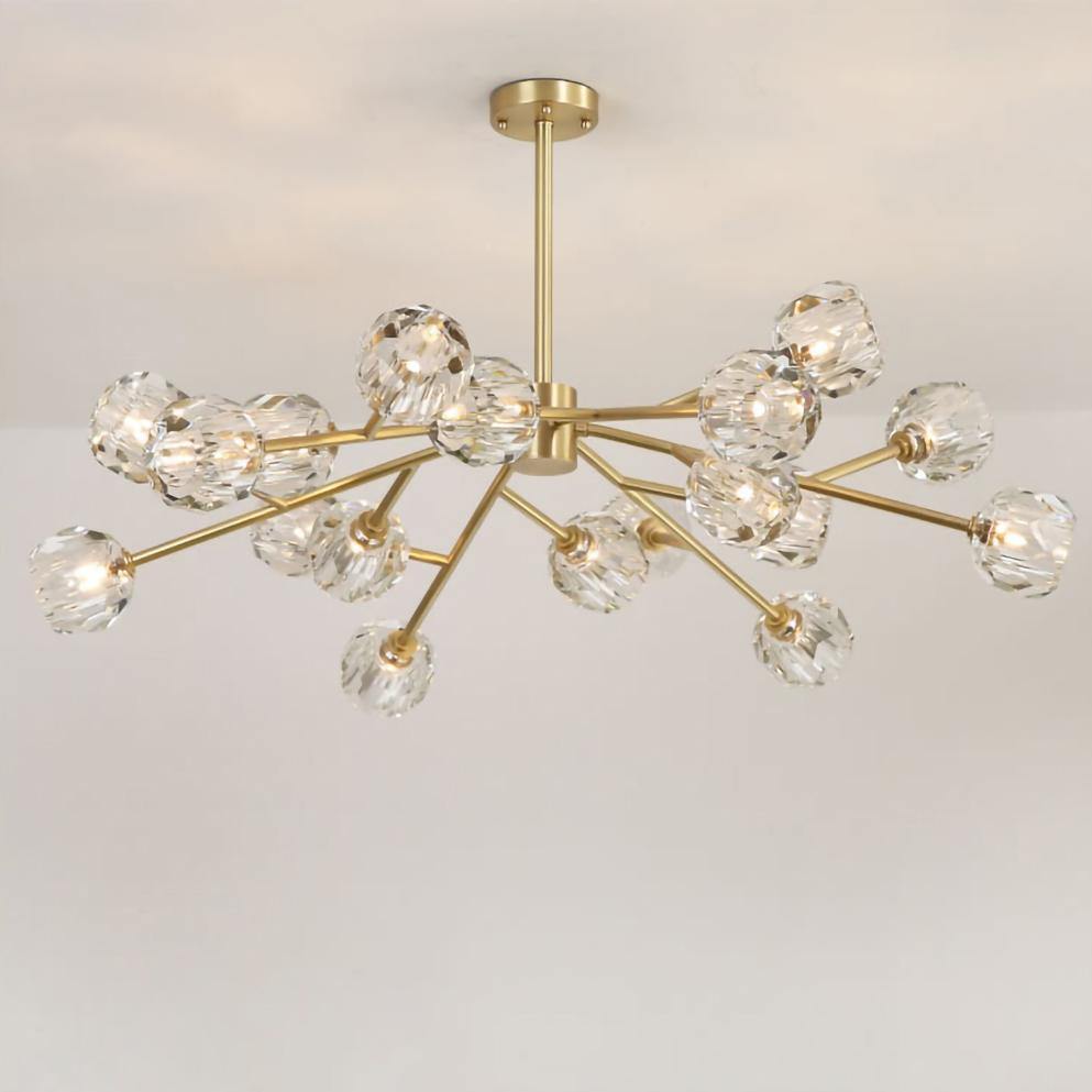 Crystal Ball Round Cluster Chandelier by Franing - SHOP ALL，crystal chandelier，Chandelier