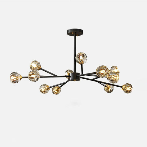 Crystal Ball Round Cluster Chandelier by Franing - SHOP ALL，crystal chandelier，Chandelier