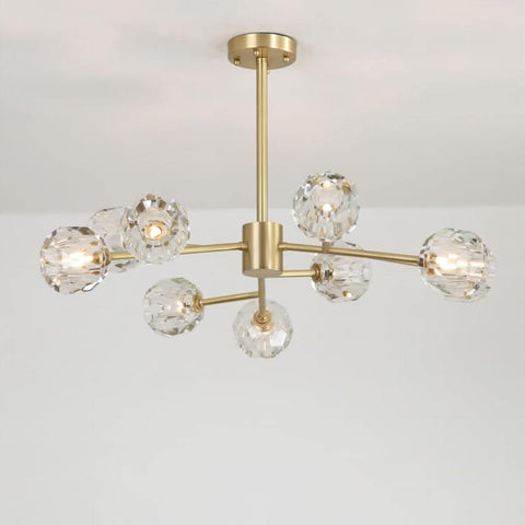 Crystal Ball Round Cluster Chandelier by Franing - SHOP ALL，crystal chandelier，Chandelier