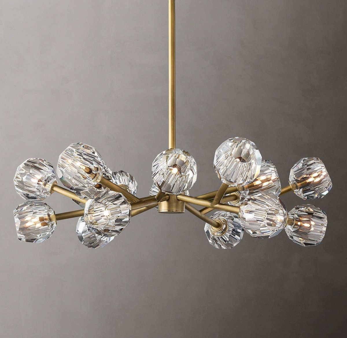 Crystal Ball Round Cluster Chandelier by Franing - SHOP ALL，crystal chandelier，Chandelier