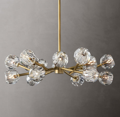 Crystal Ball Round Cluster Chandelier by Franing - SHOP ALL，crystal chandelier，Chandelier