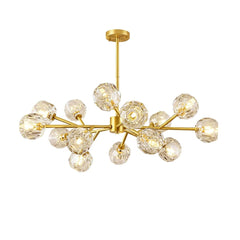Crystal Ball Round Cluster Chandelier by Franing - SHOP ALL，crystal chandelier，Chandelier