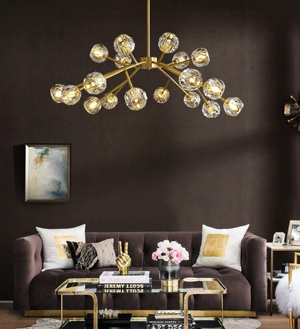 Crystal Ball Round Cluster Chandelier by Franing - SHOP ALL，crystal chandelier，Chandelier
