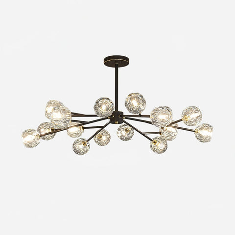 Crystal Ball Round Cluster Chandelier by Franing - SHOP ALL，crystal chandelier，Chandelier