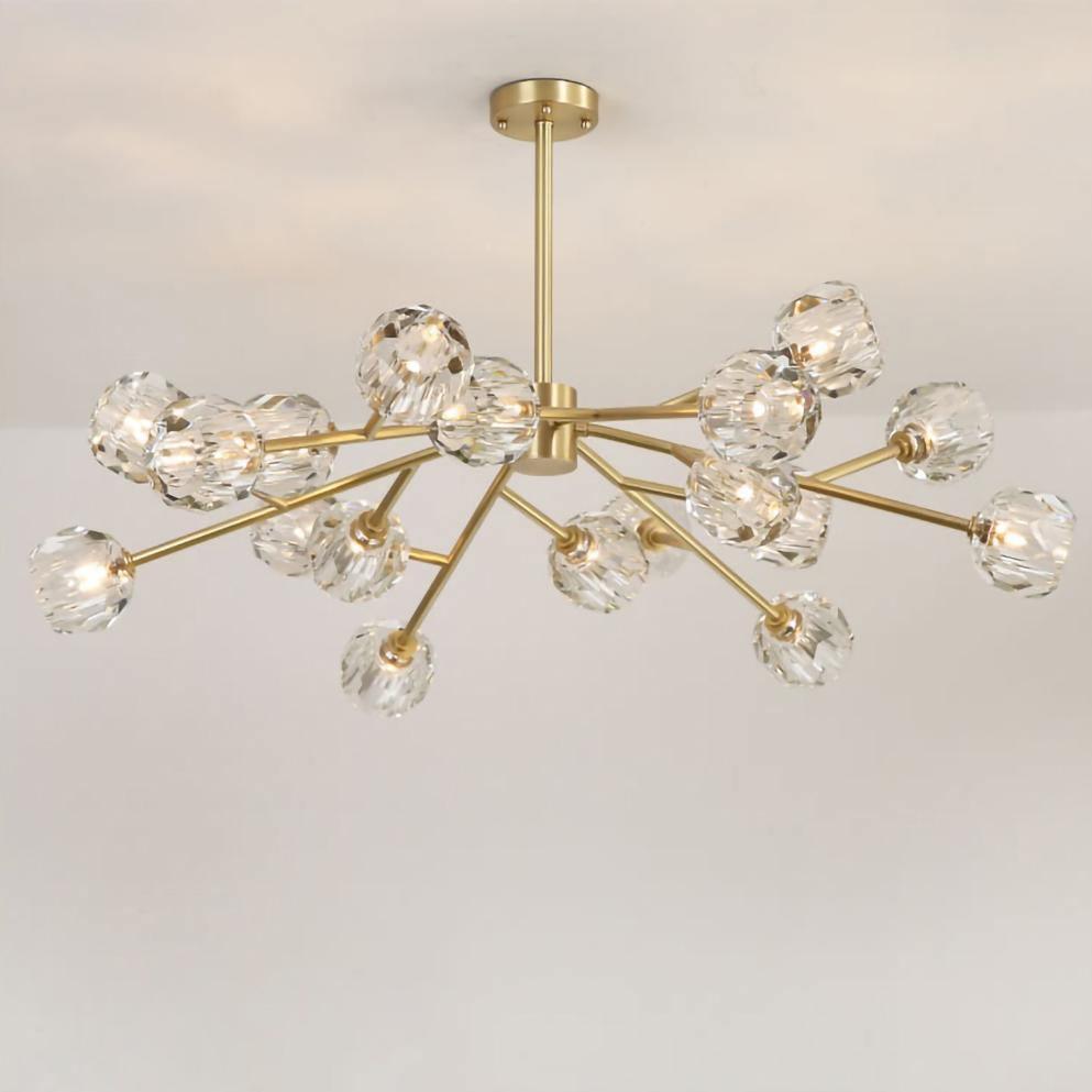 Crystal Ball Round Cluster Chandelier by Franing - SHOP ALL，crystal chandelier，Chandelier