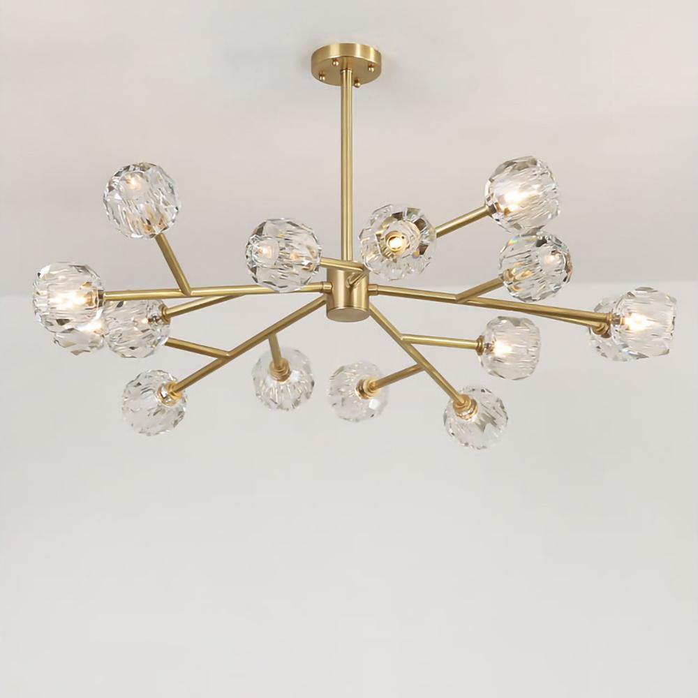 Crystal Ball Round Cluster Chandelier by Franing - SHOP ALL，crystal chandelier，Chandelier