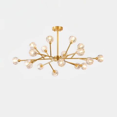 Crystal Ball Round Cluster Chandelier by Franing - SHOP ALL，crystal chandelier，Chandelier