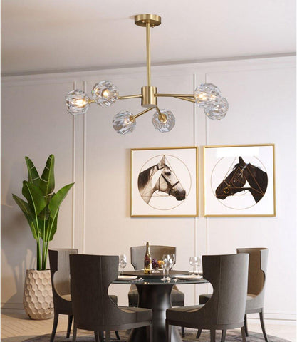 Crystal Ball Round Cluster Chandelier by Franing - SHOP ALL，crystal chandelier，Chandelier