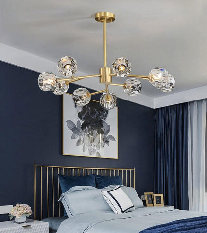 Crystal Ball Round Cluster Chandelier by Franing - SHOP ALL，crystal chandelier，Chandelier