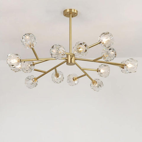 Crystal Ball Round Cluster Chandelier by Franing - SHOP ALL，crystal chandelier，Chandelier