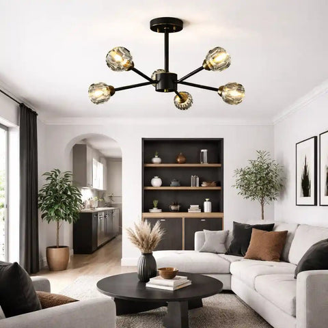 Crystal Ball Round Cluster Chandelier by Franing - SHOP ALL，crystal chandelier，Chandelier