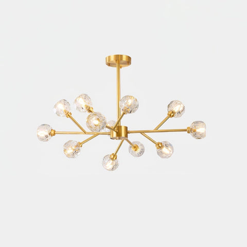 Crystal Ball Round Cluster Chandelier by Franing - SHOP ALL，crystal chandelier，Chandelier