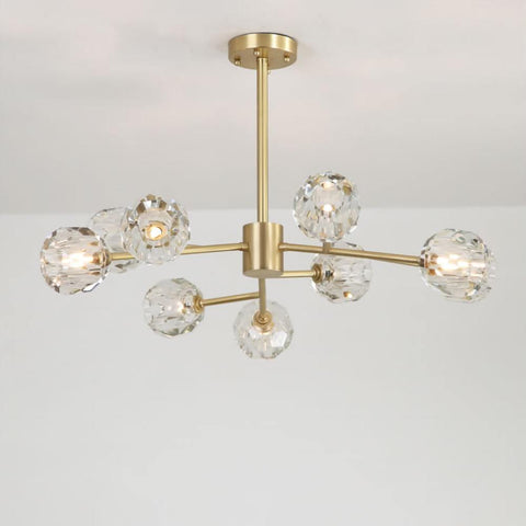 Crystal Ball Round Cluster Chandelier by Franing - SHOP ALL，crystal chandelier，Chandelier