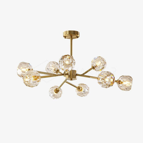 Crystal Ball Round Cluster Chandelier by Franing - SHOP ALL，crystal chandelier，Chandelier
