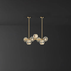 Crystal Glass Ball Chandelier by Franing - SHOP ALL，crystal chandelier，Chandelier，Island counter/dining room