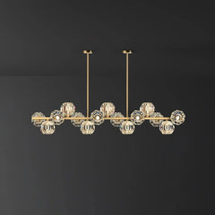 Crystal Glass Ball Chandelier by Franing - SHOP ALL，crystal chandelier，Chandelier，Island counter/dining room