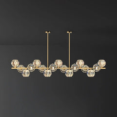 Crystal Glass Ball Chandelier by Franing - SHOP ALL，crystal chandelier，Chandelier，Island counter/dining room