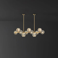 Crystal Glass Ball Chandelier by Franing - SHOP ALL，crystal chandelier，Chandelier，Island counter/dining room