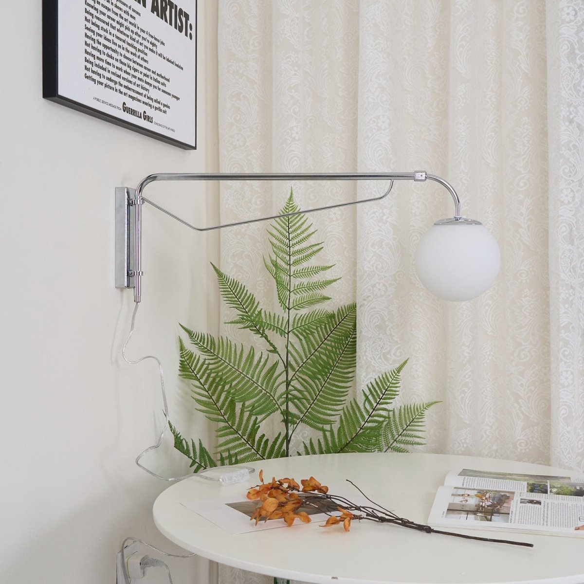 Dione Plug In Wall Lamp by Franing - Wall,SHOP ALL,glass wall light