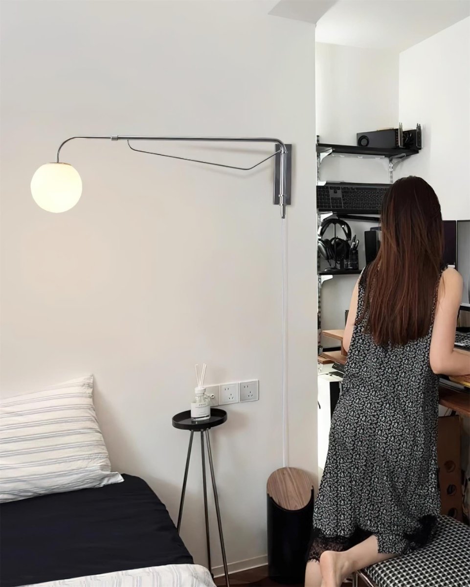 Dione Plug In Wall Lamp by Franing - Wall,SHOP ALL,glass wall light