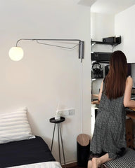 Dione Plug In Wall Lamp by Franing - Wall,SHOP ALL,glass wall light