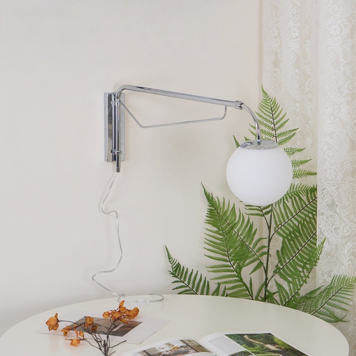 Dione Plug In Wall Lamp by Franing - Wall,SHOP ALL,glass wall light