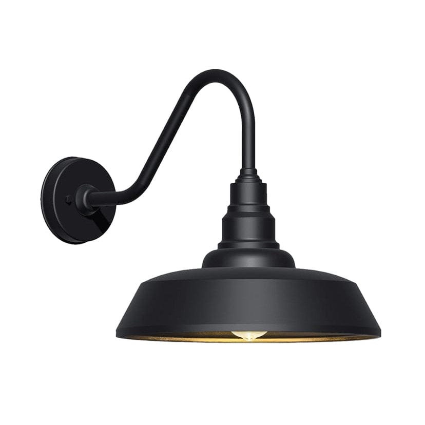 Dusk to Dawn Barn Light Large Size,Outdoor Waterproof Gooseneck Barn Light by Franing - SHOP ALL,WALL,BARN，Metal wall light