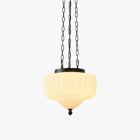 European retro simple glass iron chandelier by Franing - SHOP ALL, pendant，glass chandelier