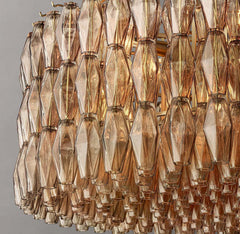 Chiara Glass Round Chandelier 47" - Franing