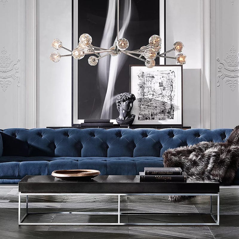 Boule Crystal Round Chandelier 72" - Franing