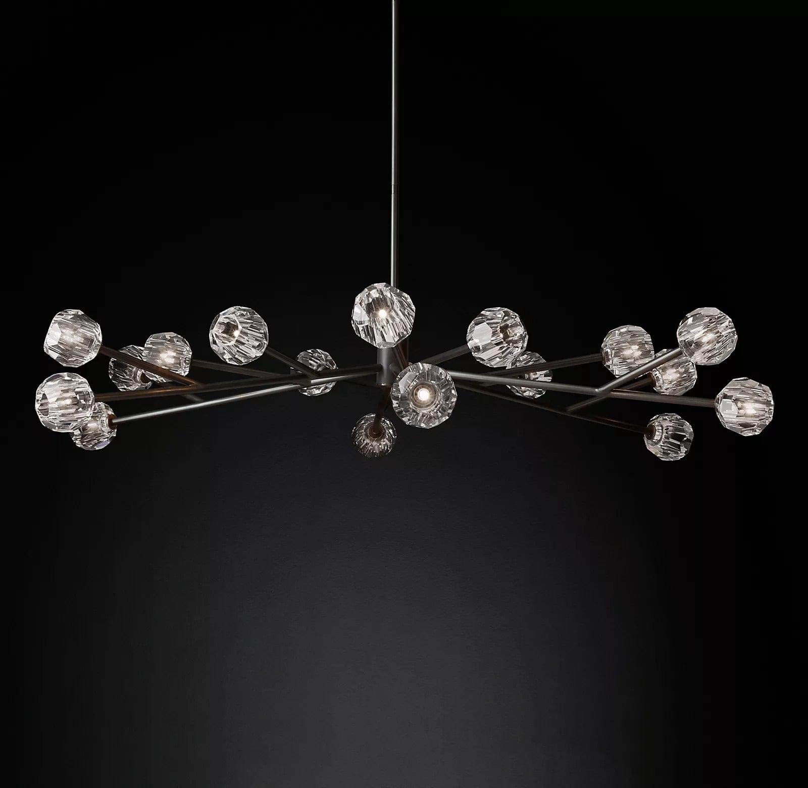Boule Crystal Round Chandelier 72" - Franing