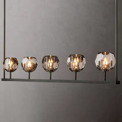 Boule Cristal Linear Chandelier 48" - Franing