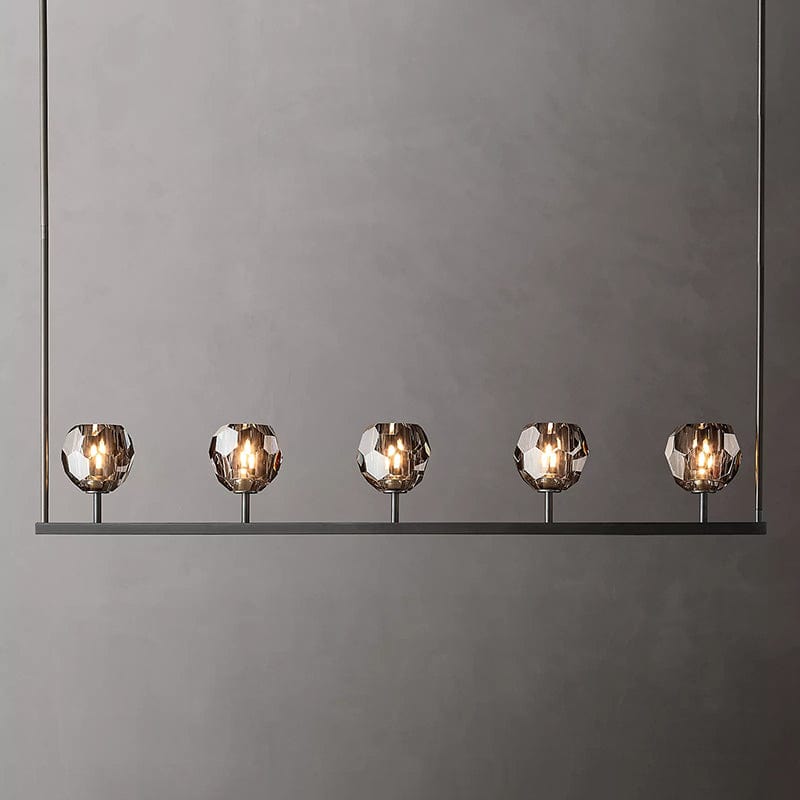 Boule Cristal Linear Chandelier 48" - Franing